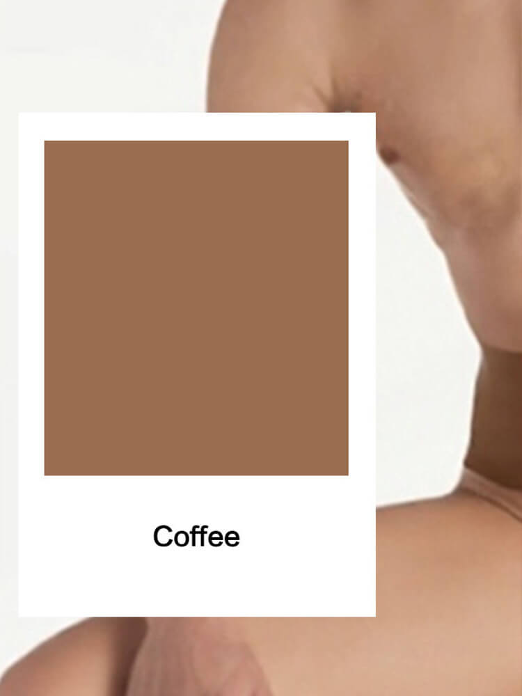 Men's Solid Ultra-Thin Open/Closed Pouch Pantyhose