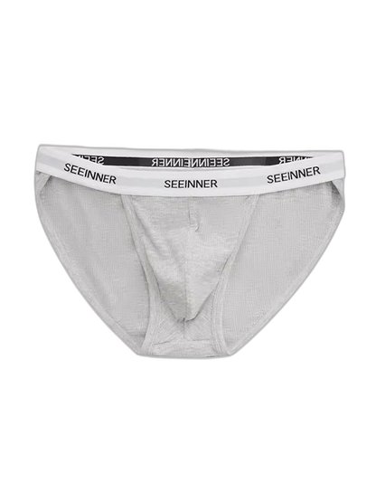 3 Pack Men's Sporty Cut Comfy Waistband Moisture-Wicking Briefs