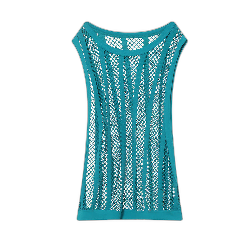 Mesh Striped Tank Top