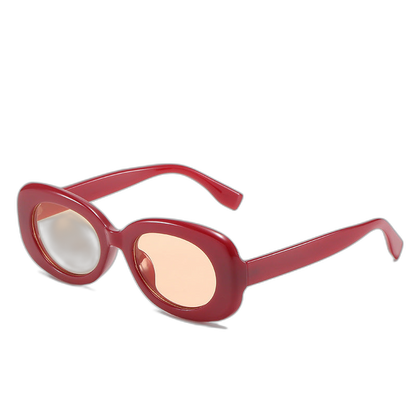 Retro Oval Sunglasses