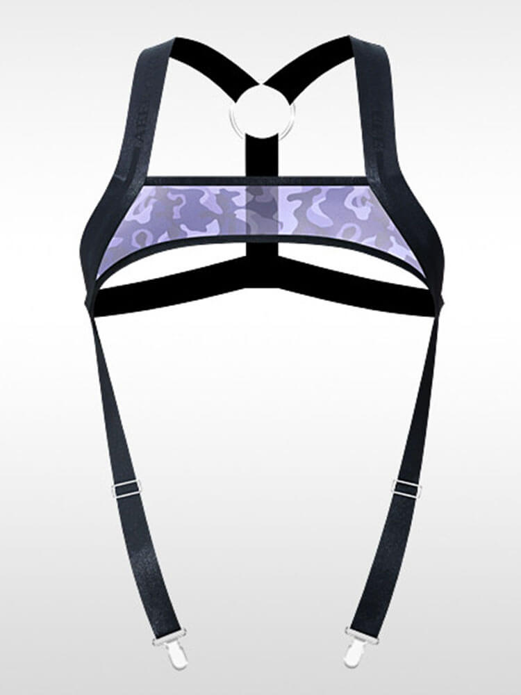 Men's Low-Rise Camouflage Harness Briefs Set