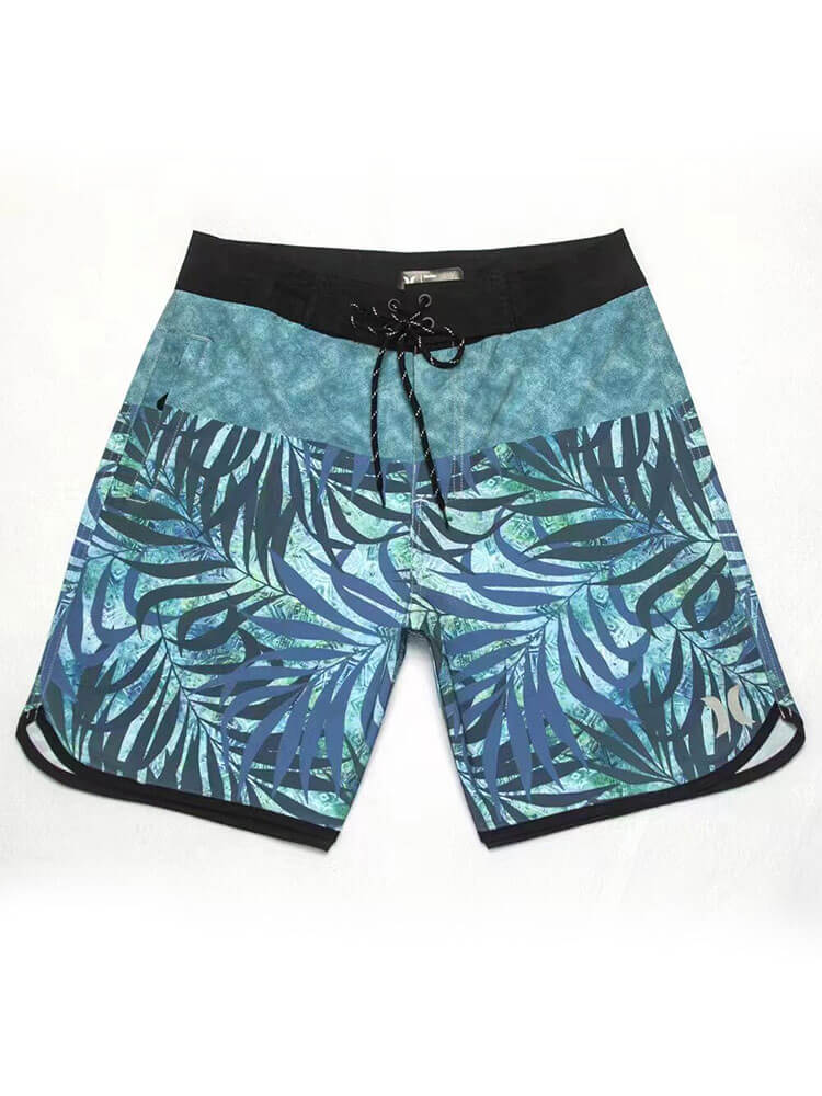 Men's Printed Bodybuilding Beach Drawstring Shorts