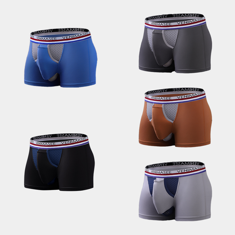 Men's Multi-function Up-pouch Boxer Briefs
