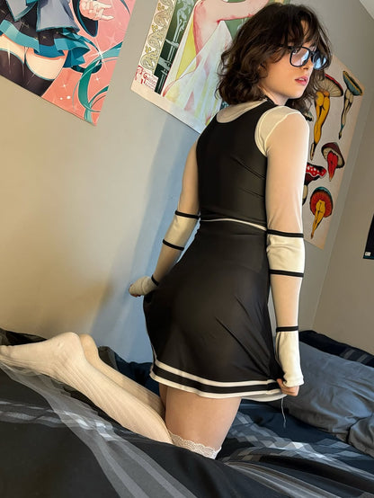 B&W Heartbreaker Dress