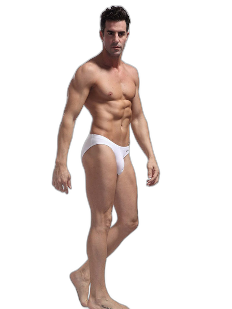 2 Pack Men's Comfortable Cotton Large Pouch Sports Bikini