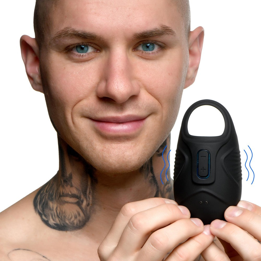 7x Vibrating Silicone Testicle Massager