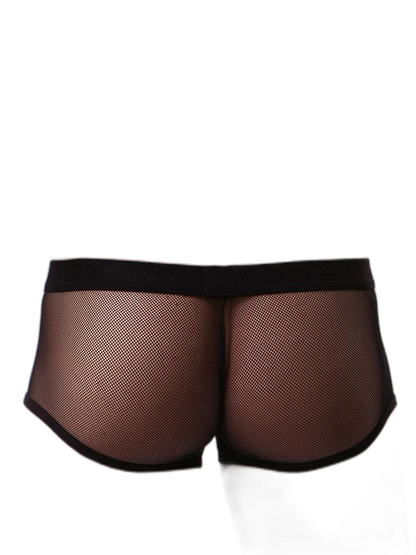 Men's Sexy Transparent Mesh Trunks