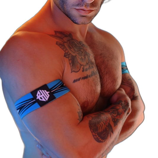 Breedwell Circuit Breaker Armbands Aqua Blue