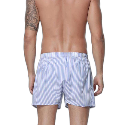 100% Cotton Men's Loungewear Loose Shorts