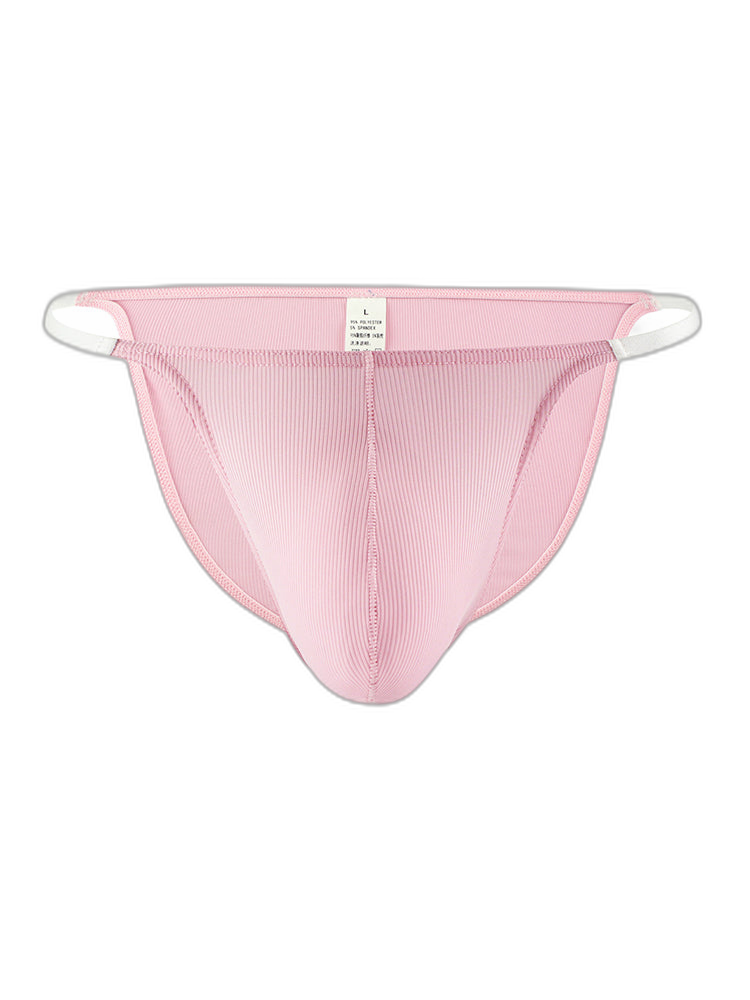 Men's Sexy Big Support Pouch Low-rise String Bikini