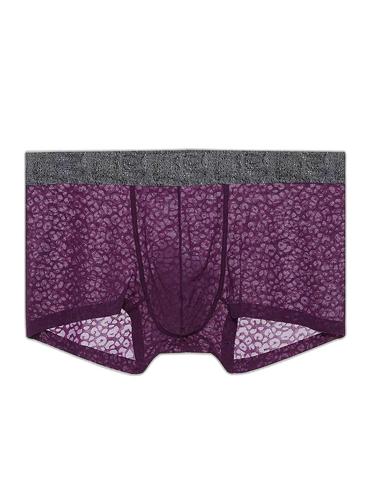 3 Pack Men's Lace Breathable Sweat-Wicking Trunks