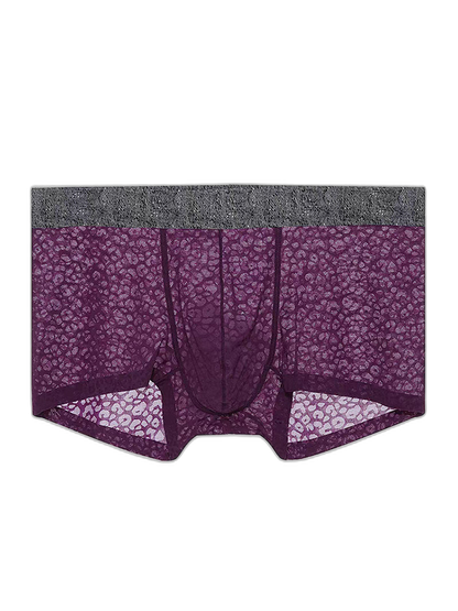 3 Pack Men's Lace Breathable Sweat-Wicking Trunks