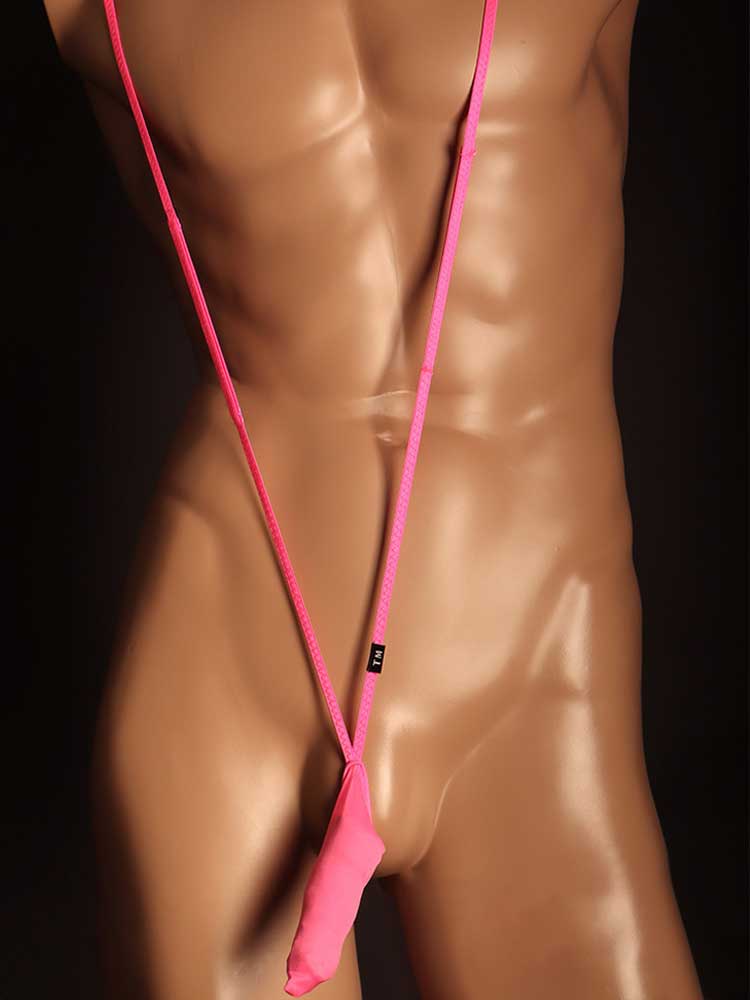 Men's Sexy Pouch Elastic Halter Neck Thong