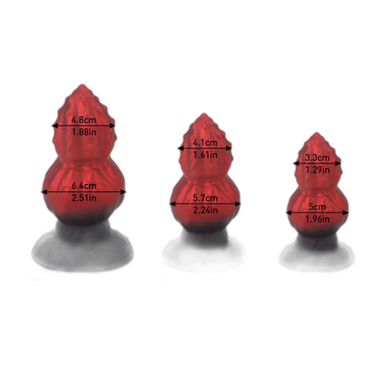 Calabash - Silicone Butt Plug - 3 Sizes