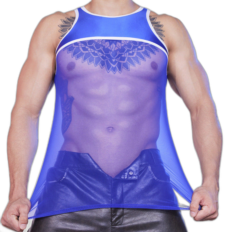 Sheer Tank Mesh Top