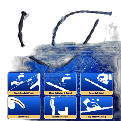 Ribbed Silicone Urethral Sounding Set - 8 Pcs