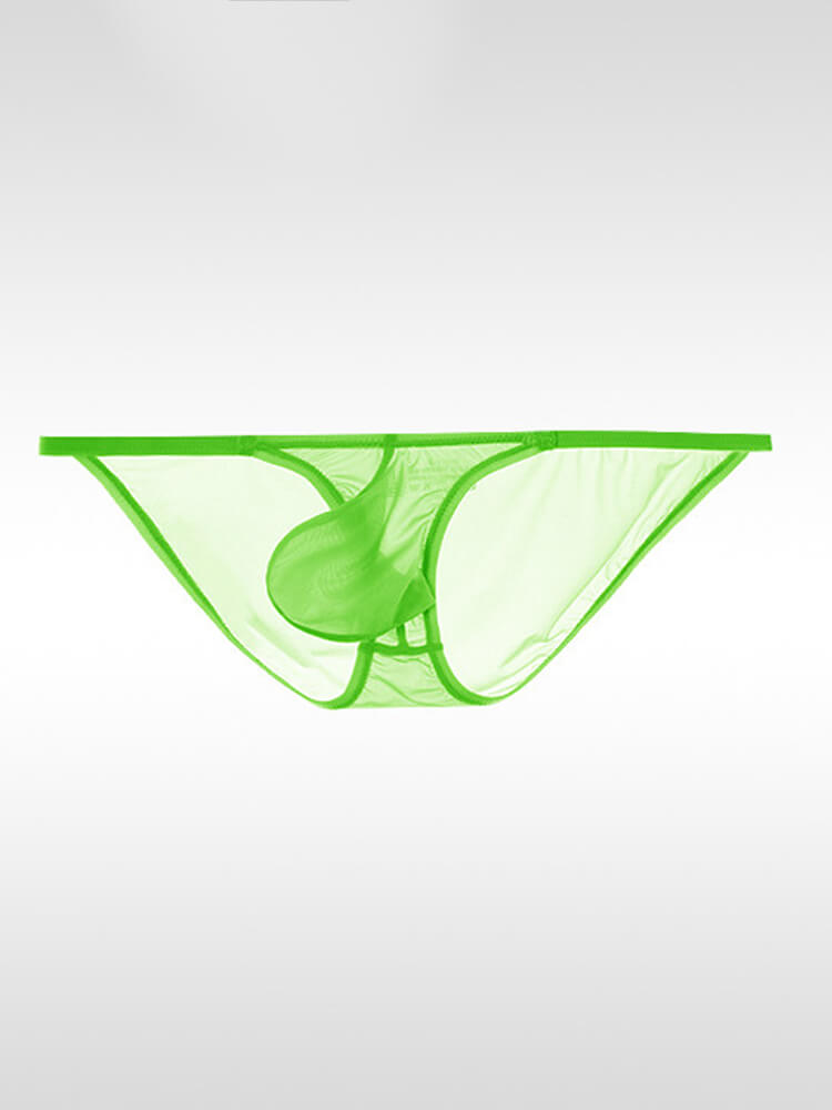 Men's Sexy Sheer Low-Rise Pouch Ultra-Thin Briefs