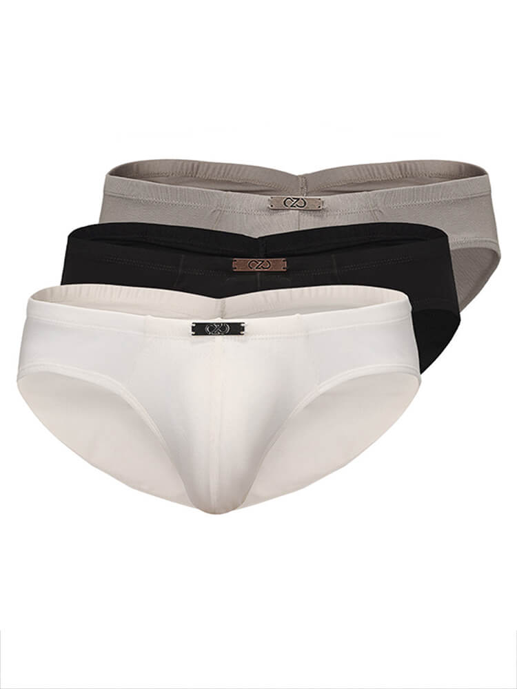 Men's Sexy V-Waist Pleated Back Briefs