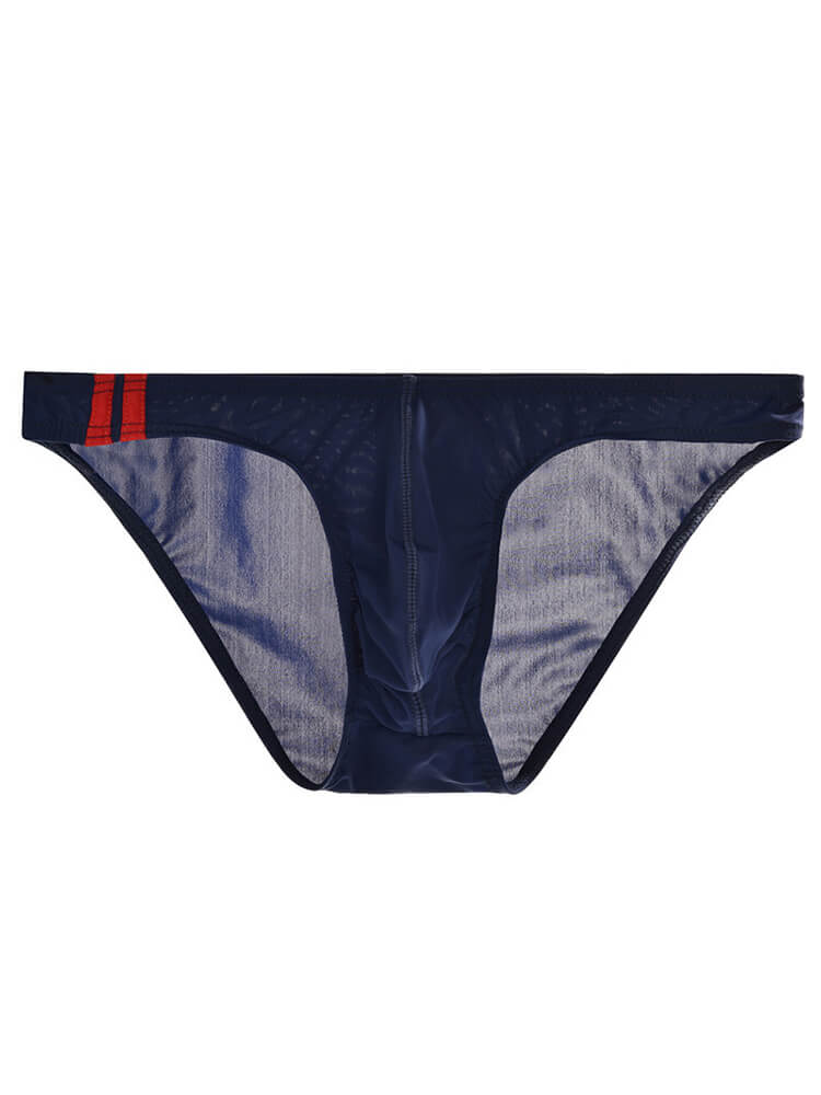 Men's Low-Rise Solid Sexy U-Convex Pouch Briefs