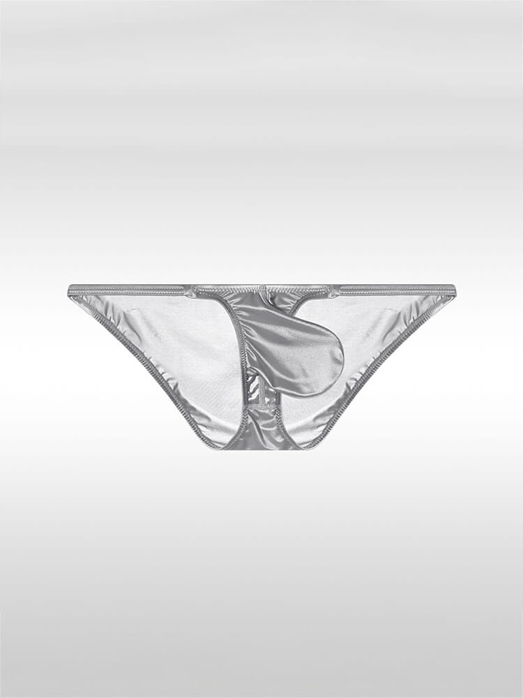 Men's Sexy Low-Rise Ultra-Thin Large Pouch Briefs