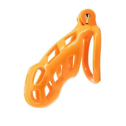 Chastity Cage Obedient Orange