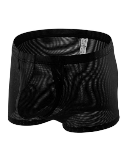 Men's Big Pouch U-convex Trunks with Fly