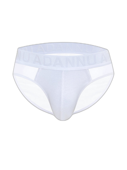 2-pack Men's Sexy Semi-transparent Ribbed Briefs