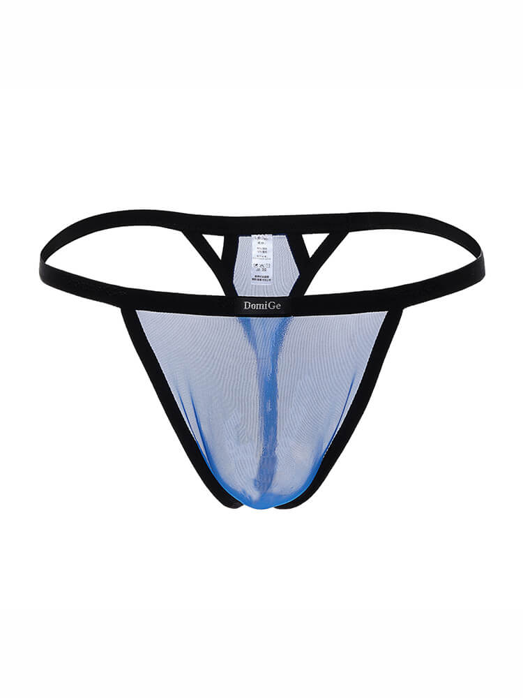 Men's Ice Silk Solid Color Thong