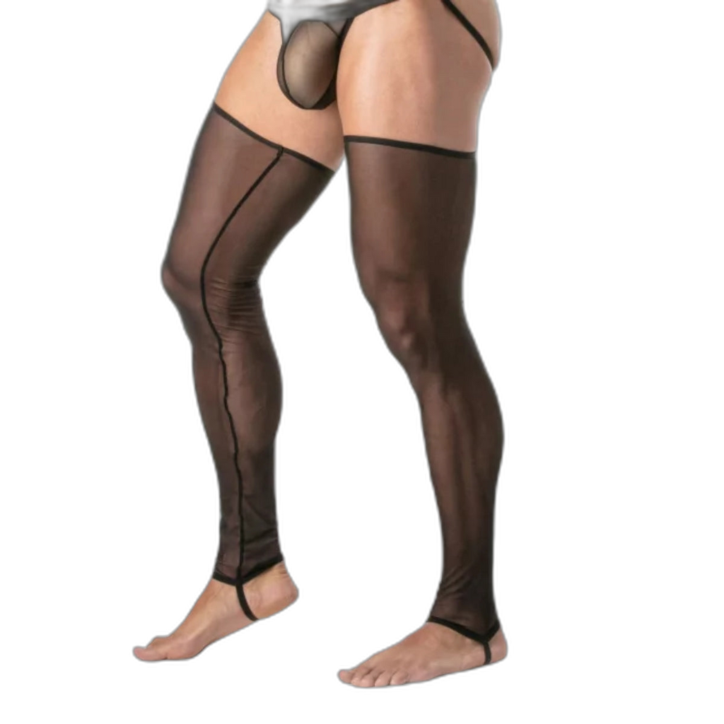 TOF Paris Mesh Long Legs Black