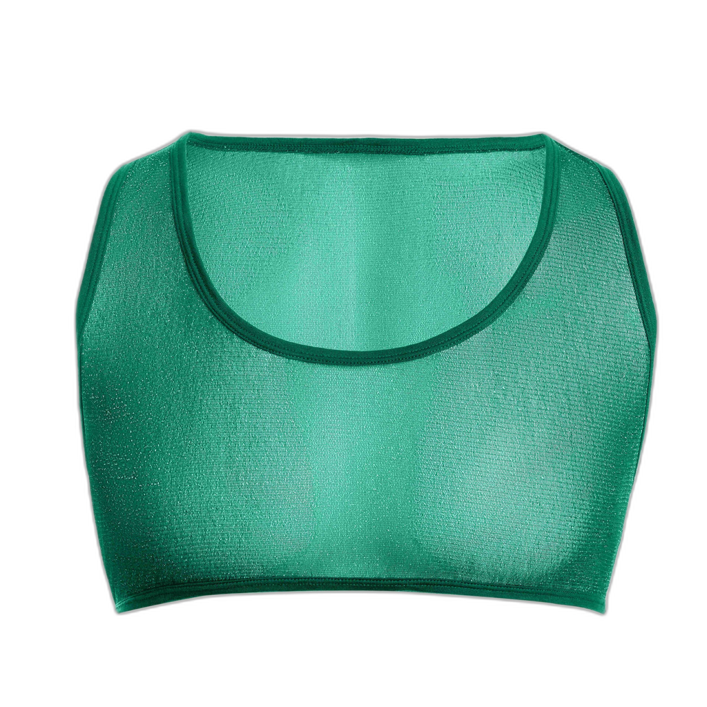 Sheer Glitter Crop Tank