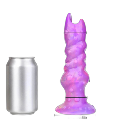 Firefly - 8 Inch Ovipositor Dildo - Glow In The Dark Alien Dildo - Egg Laying Kink