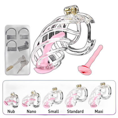 Omazor - Chastity Cage with Belt