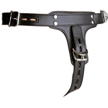 ruff GEAR Leather Locking Chastity Belt