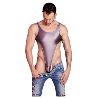 Ultra-Sexy High Cut Backless Bodysuit