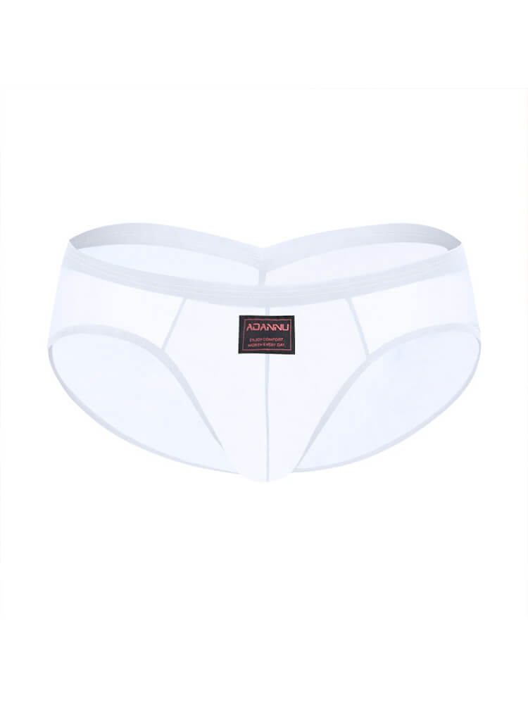 Men's Sexy Deep V Butt-Lifting Sheer Mesh Briefs