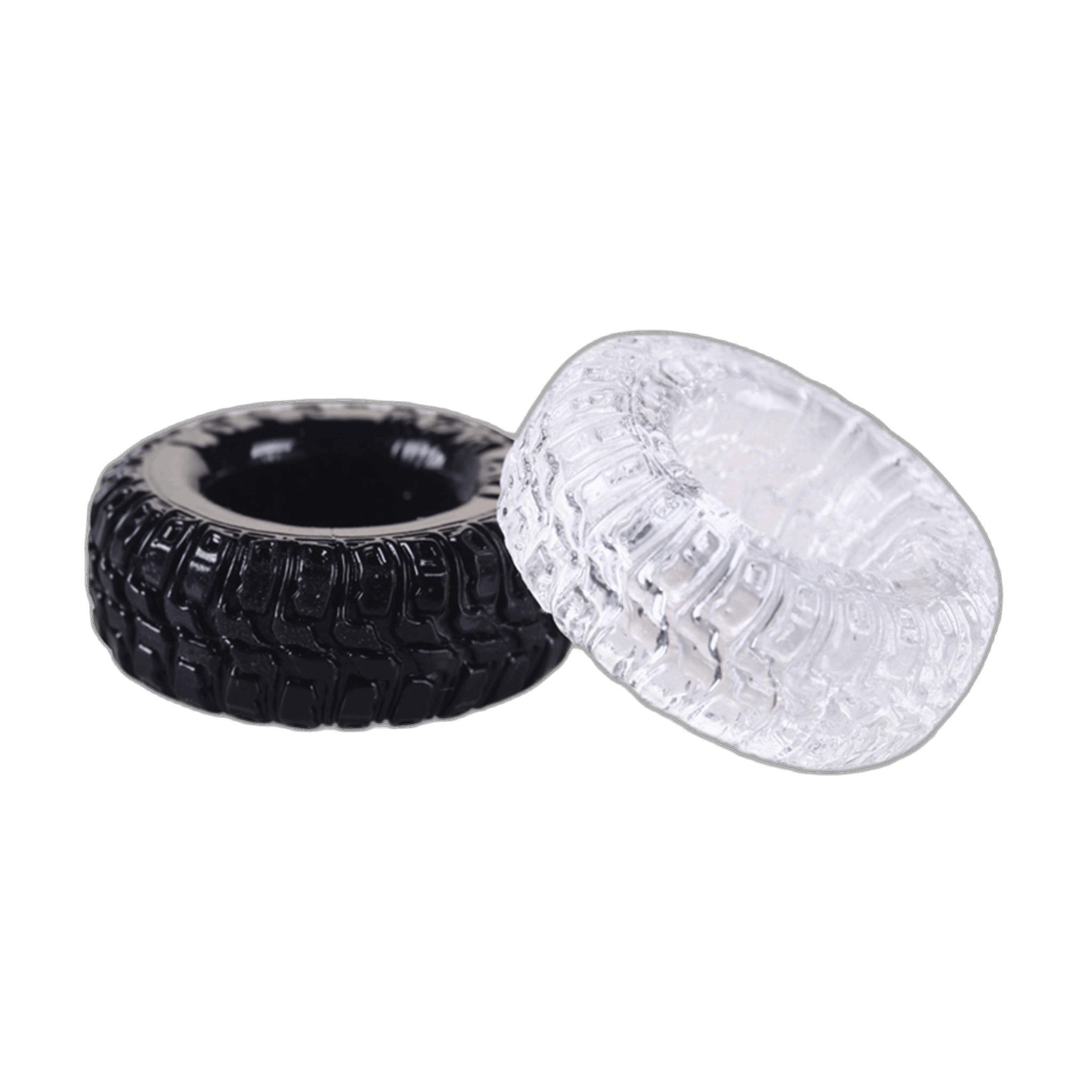 ruff GEAR Super Stretch Gummy Tyre Cock Rings 2 Pack