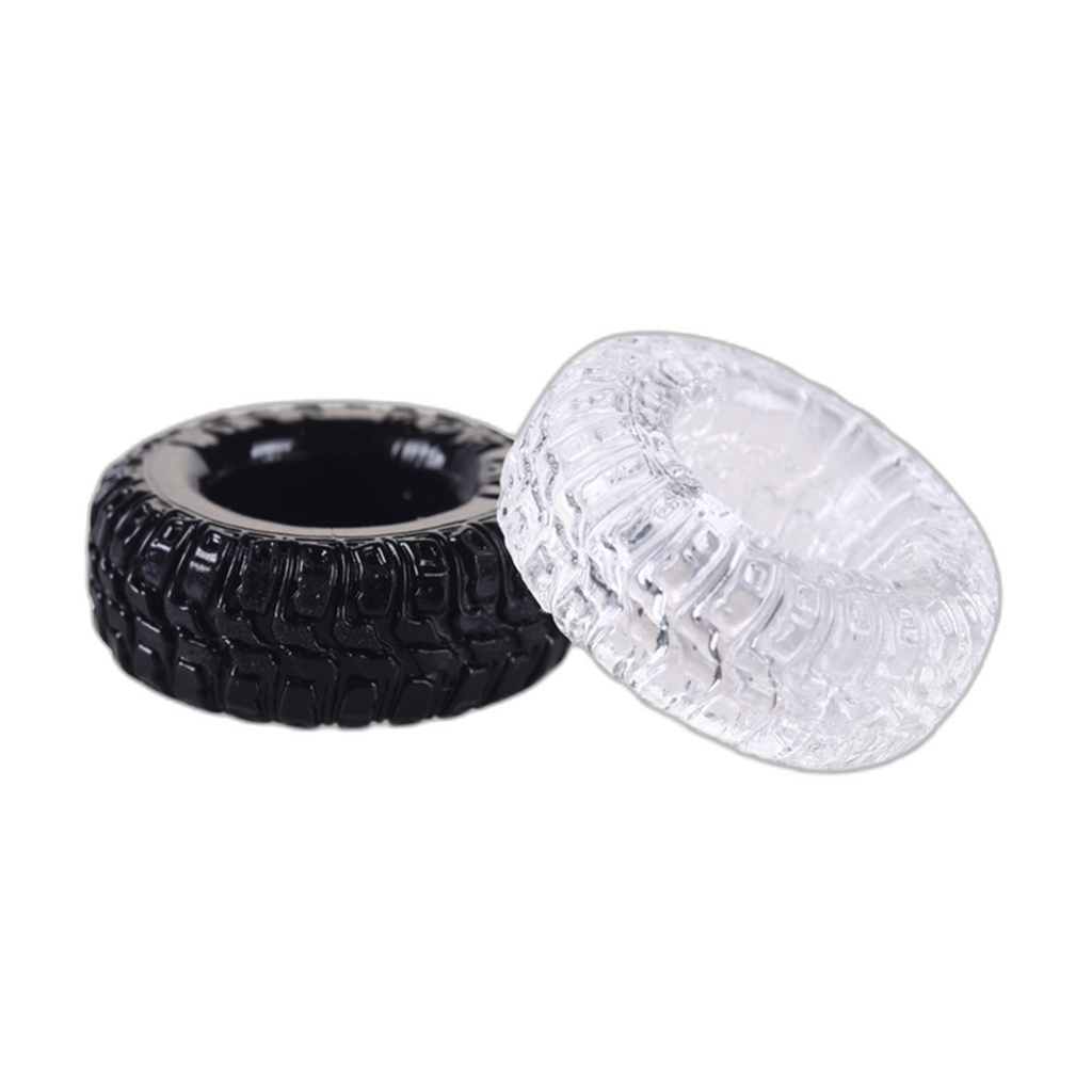 ruff GEAR Super Stretch Gummy Tyre Cock Rings 2 Pack
