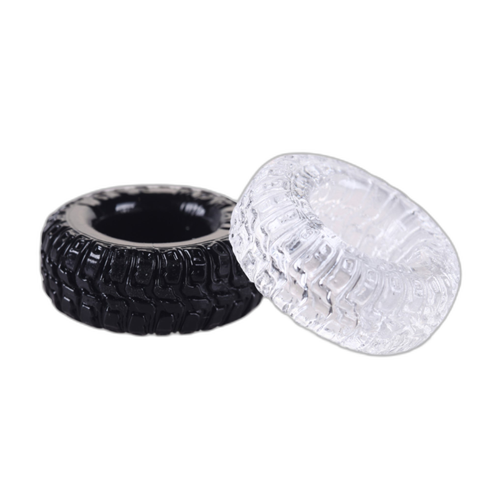 ruff GEAR Super Stretch Gummy Tyre Cock Rings 2 Pack