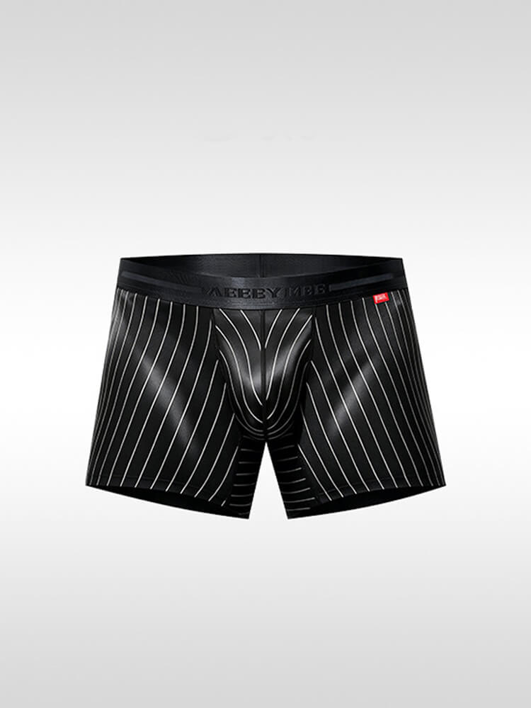 Men's Sexy Low-Rise Striped Boxer Briefs / Briefs / Thongs