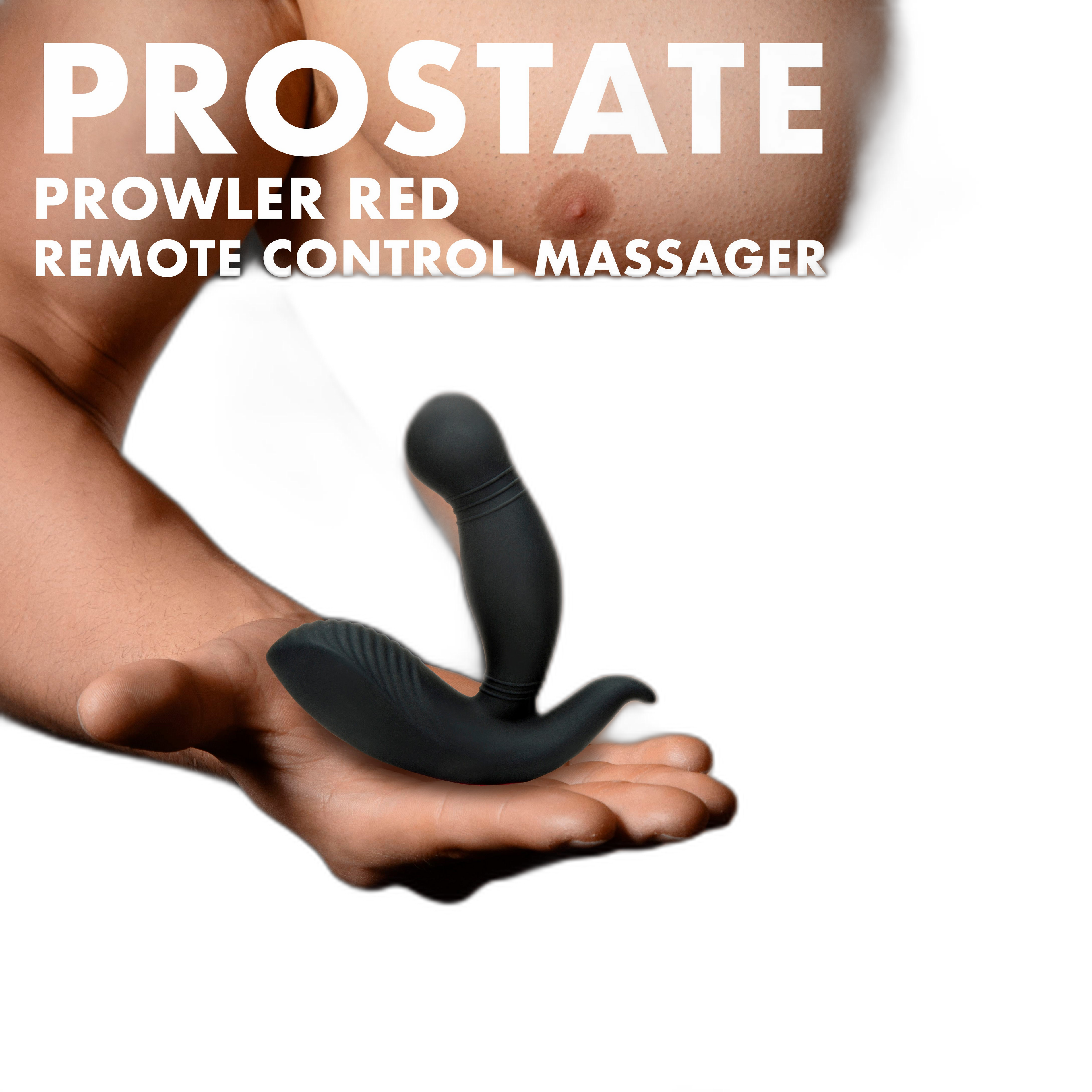 Prowler RED Prostate Remote Control Vibrating Prostate Massager Black