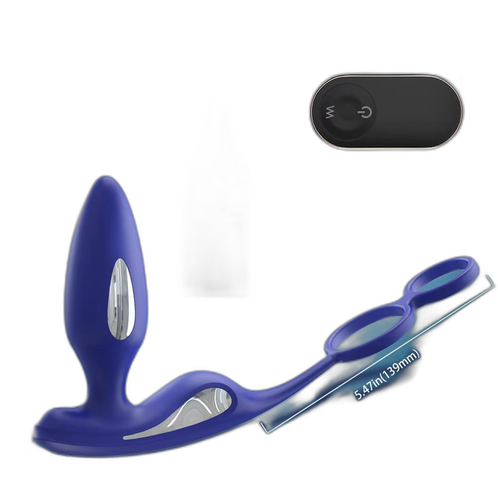 Lightning - Electric Pulse Prostate Massager with Dual Cock Ring