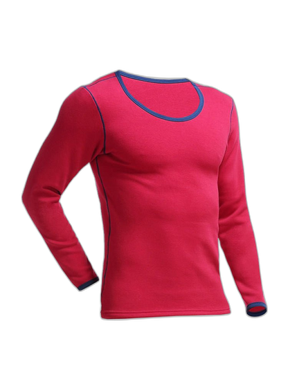 Fleece Lined Men's Thermal Underwear With Support Pouch