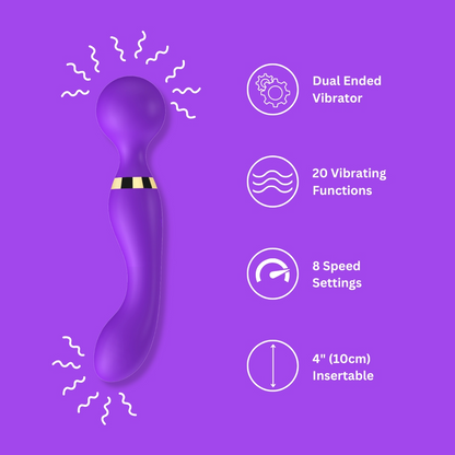 Loving Joy Dual Ended Wand Vibrator