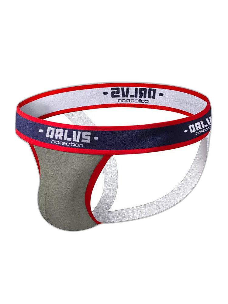 3 Pack Men's U-Pouch Striped Sexy Jockstraps