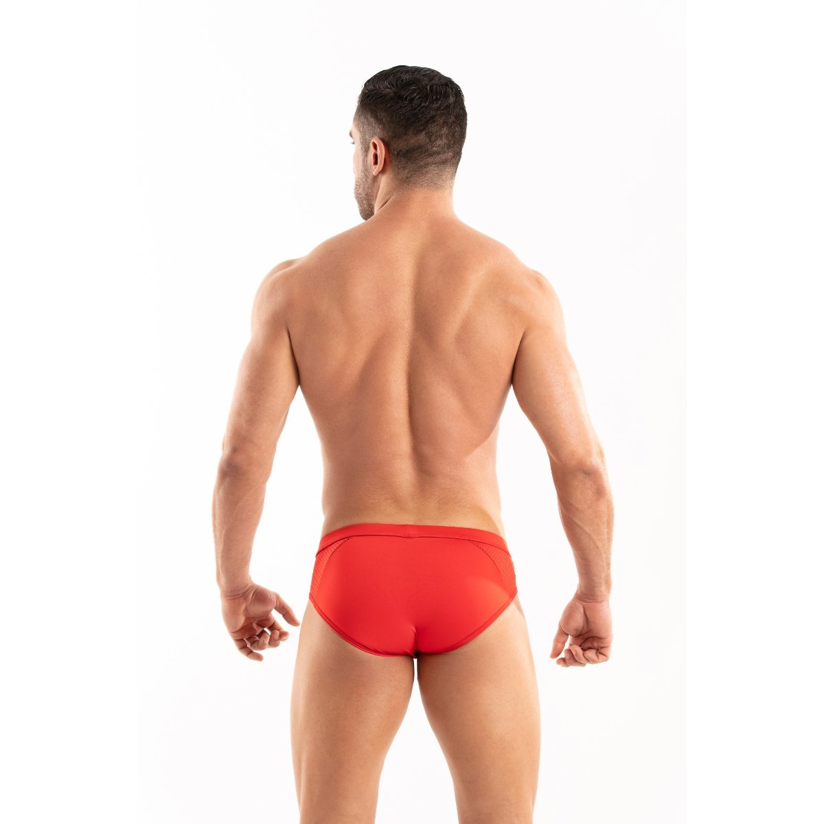 TOF Paris Temptation Microfiber Briefs Red Medium