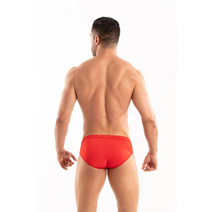 TOF Paris Temptation Microfiber Briefs Red Medium