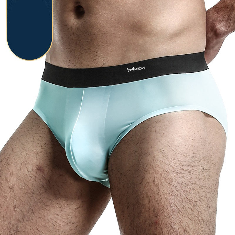 3 Pack Double Layer Silk Snug-fit Men's Underwear