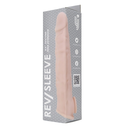 Rev-Sleeves 8.5 Inch Realistic Silicone Penis Extension Sleeve