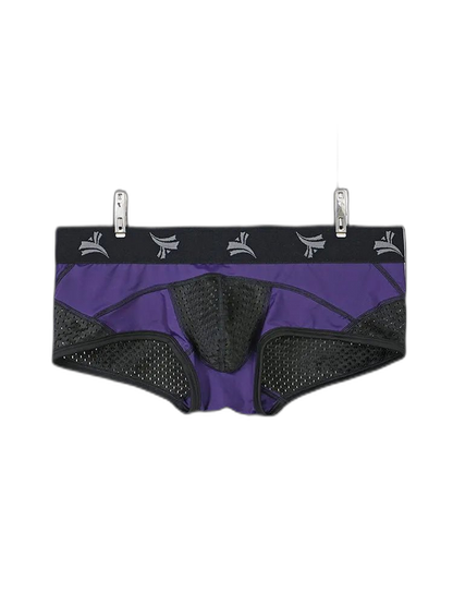 3 Pack Nylon Mesh Breathable U-Pouch Trunks