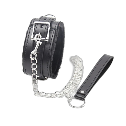 Kinky Fur Lined Bondage Collar